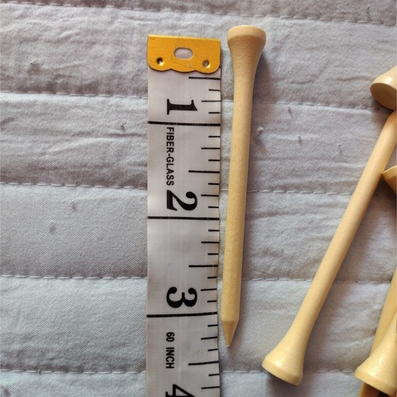 CHAMPKEY Premium Bamboo Golf Tees 3 Packs of 120 =360  (3-1/4"). Biodegradable. - Picture 6 of 6